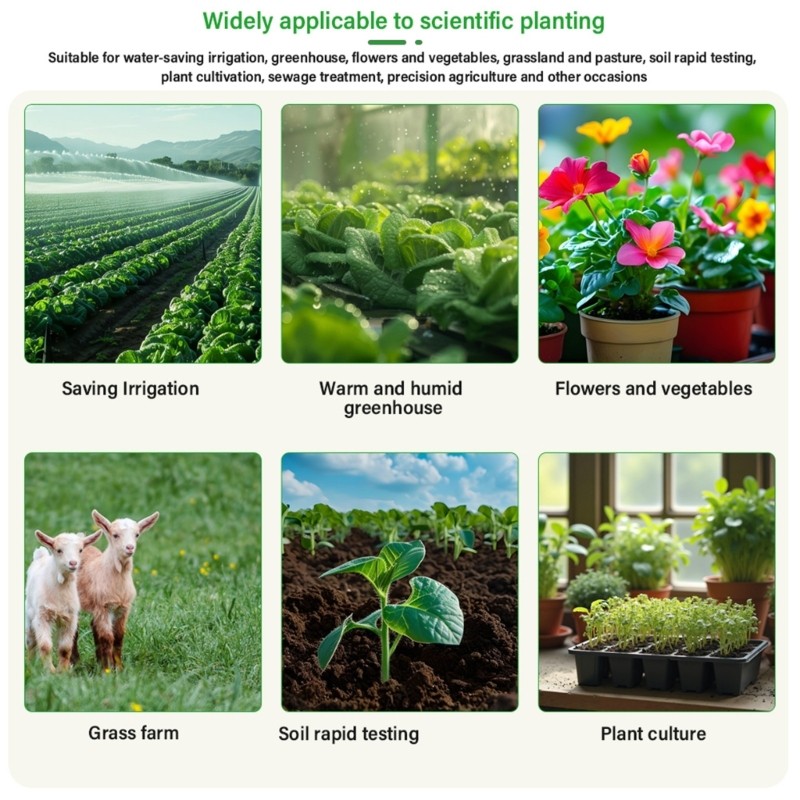 Multiple Parameters Soil Analyzers with Mobile Application for Temperature