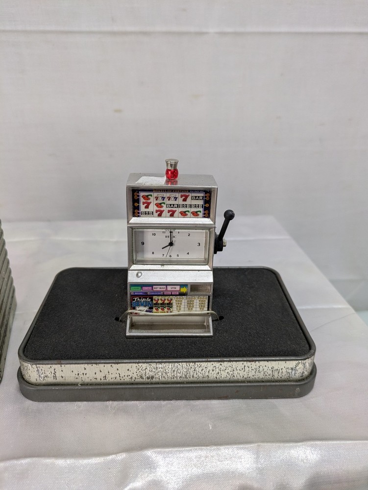 Relic Slot Machine Clock