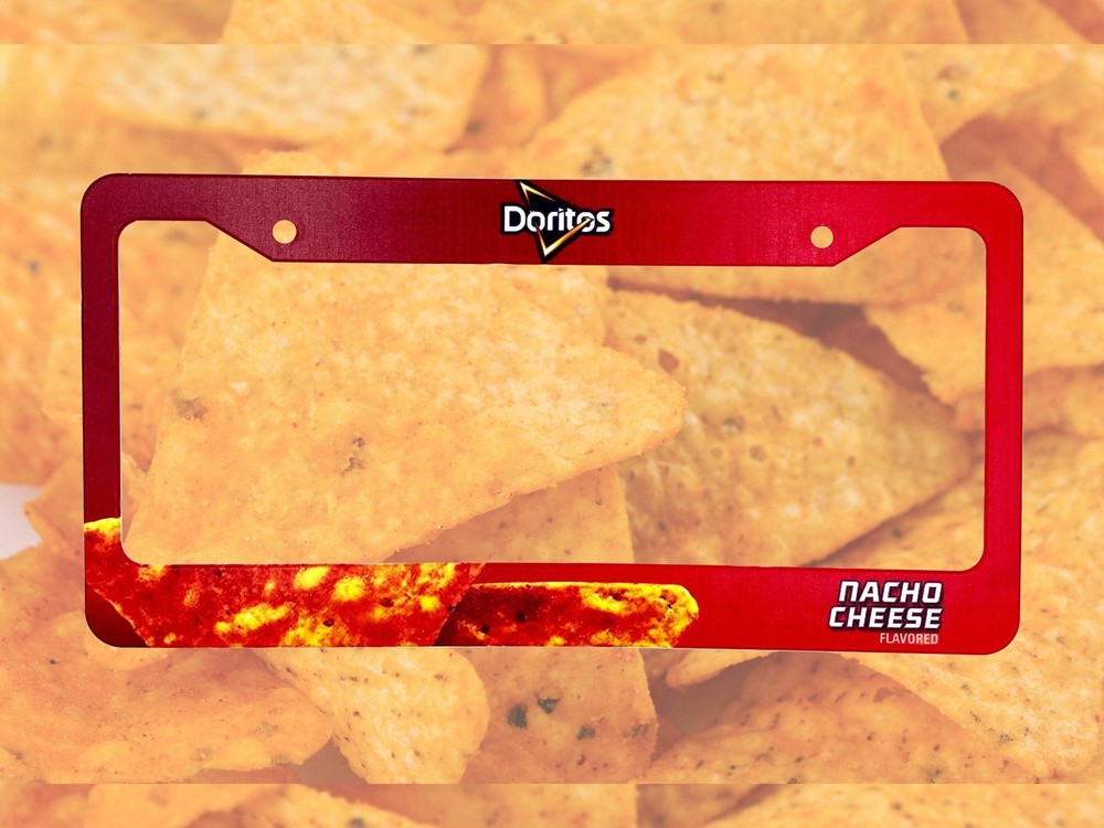 Doritos Nacho Cheese License Plate Frame