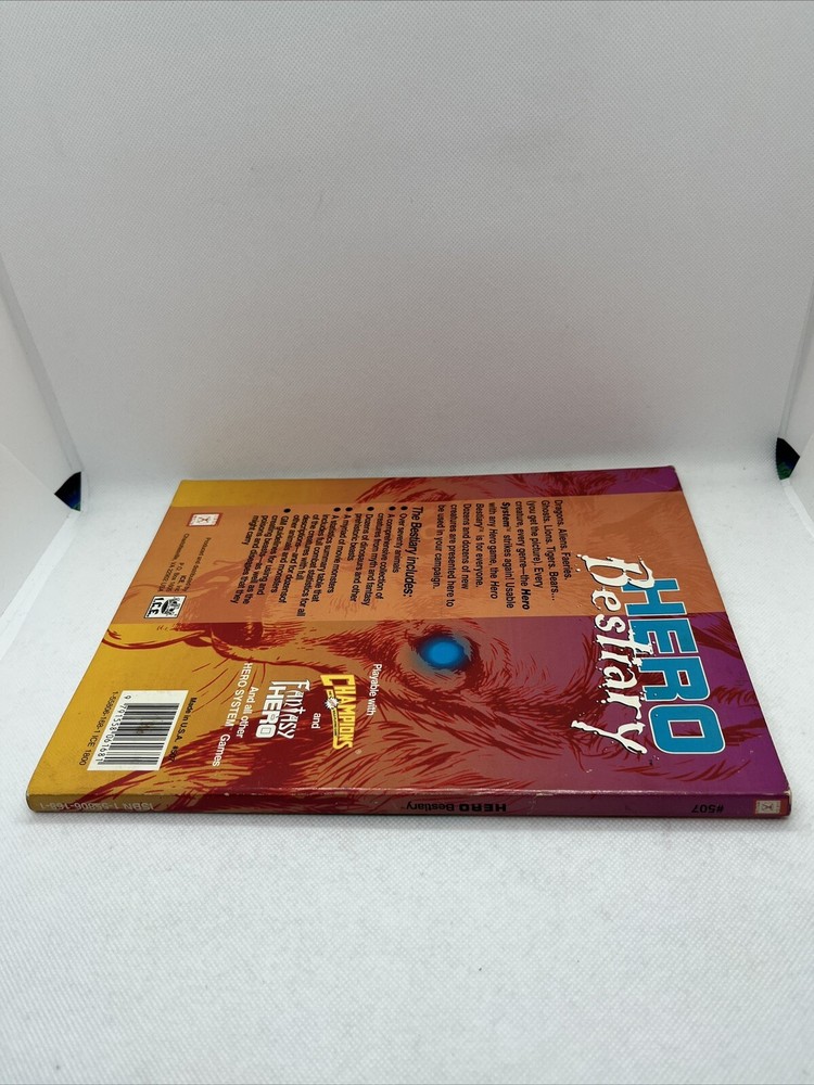 Hero Bestiary: A Sourcebook for the Hero System by Hero Games First Printing