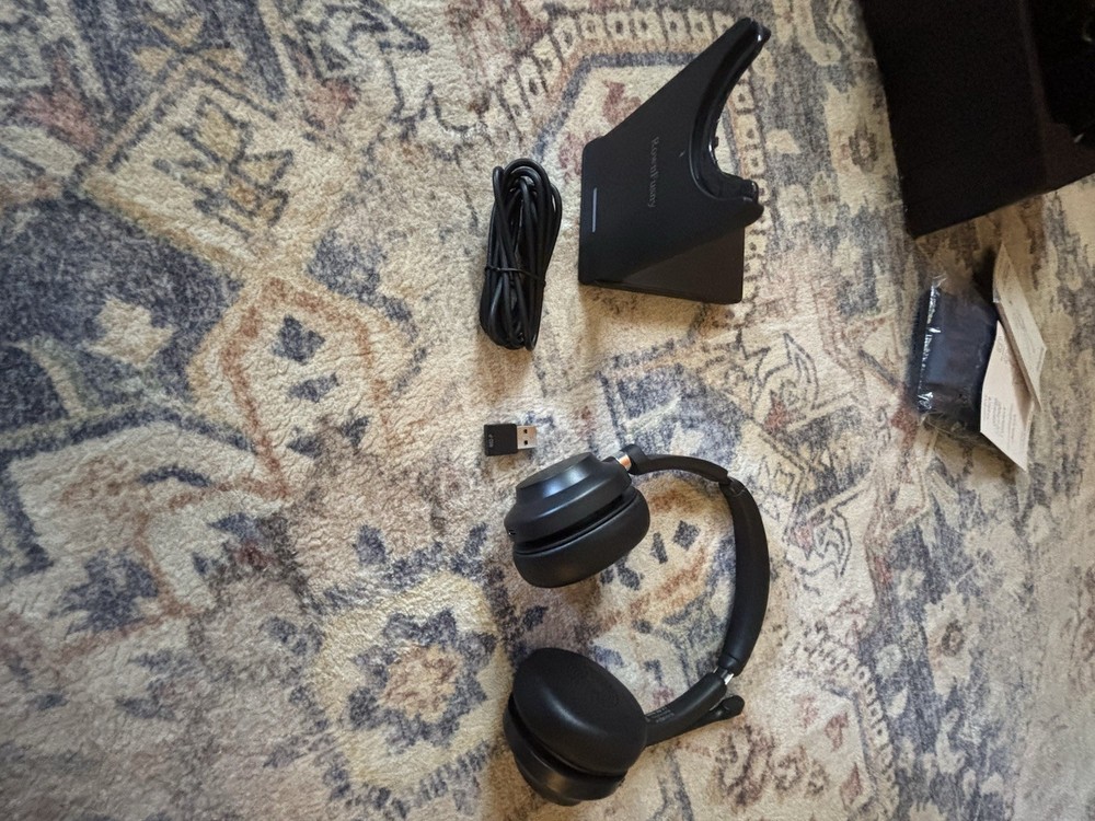 RownFusny R02-P Wireless Computer Headset with Microphone, USB/Bluetooth
