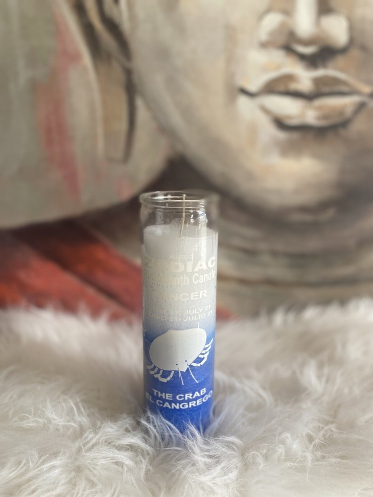 Cancer zodiac candle
