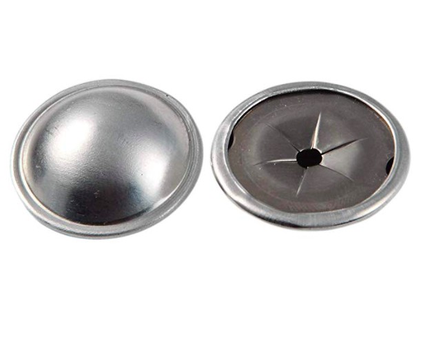 Insulation Dome Cap Washers (100, Aluminum)