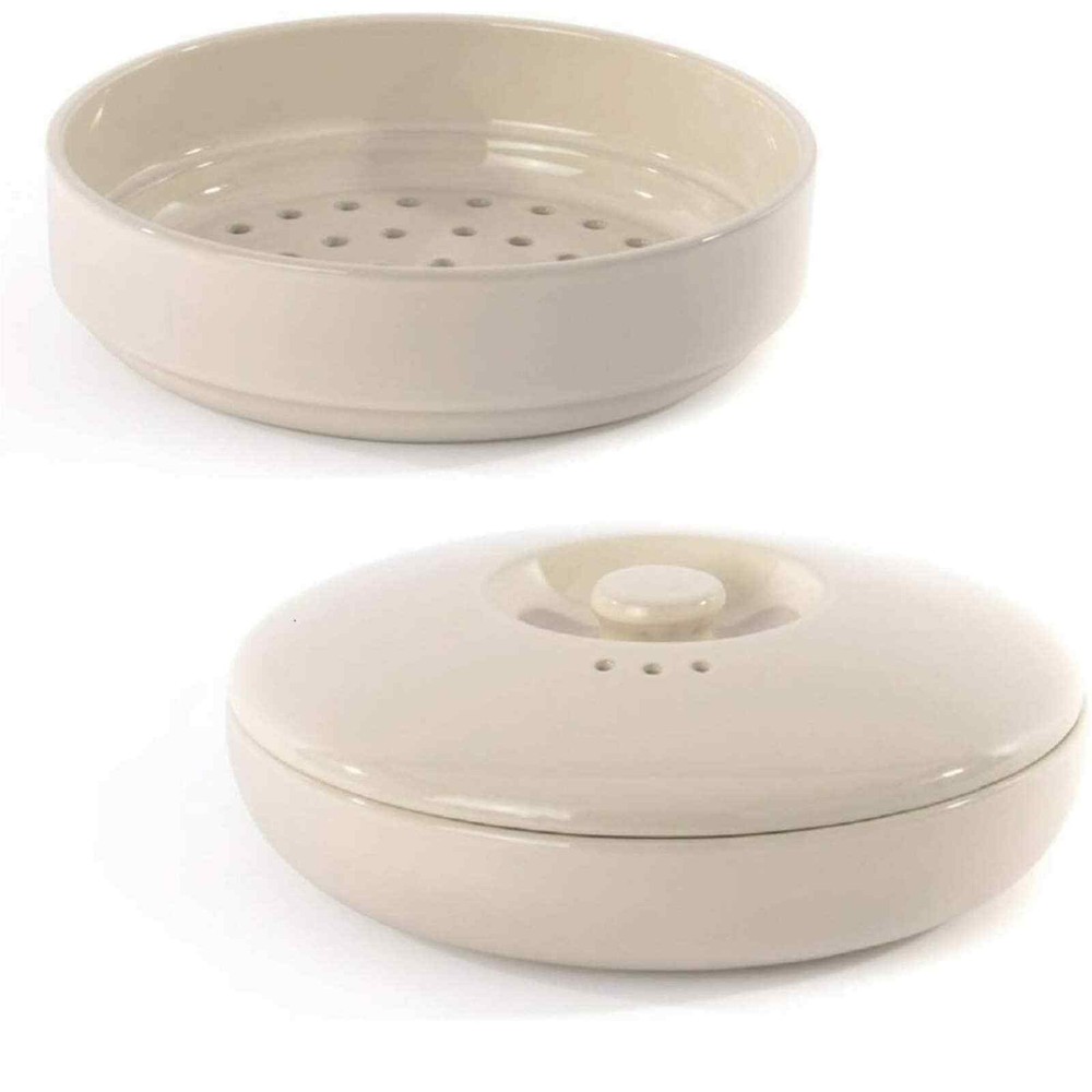 NEW BergHOFF RON Stoneware Covered Bowl with Steamer