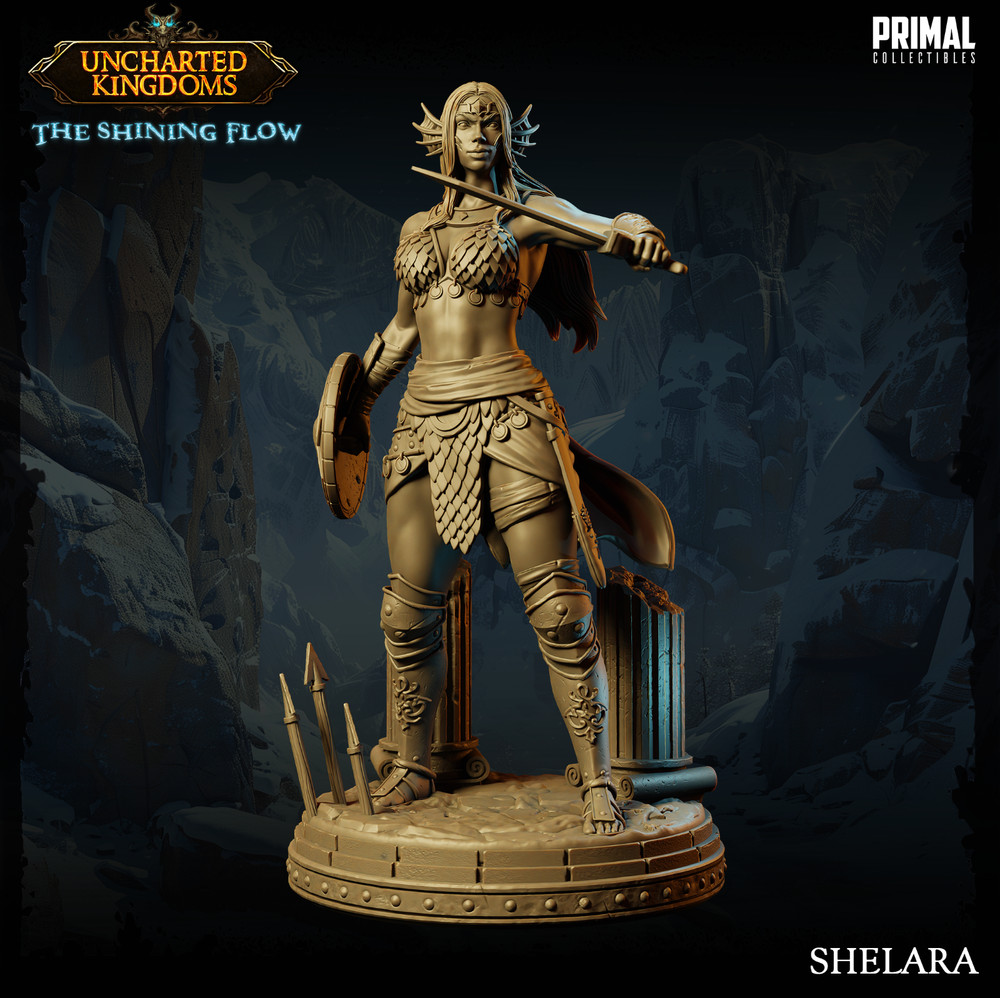 Primal Collectibles Dragonlance Gladiator Kiiri Mini 32mm