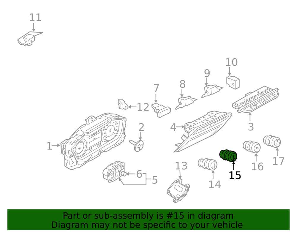 Genuine Audi Dash Control Unit 8S0-820-359-D-SXI
