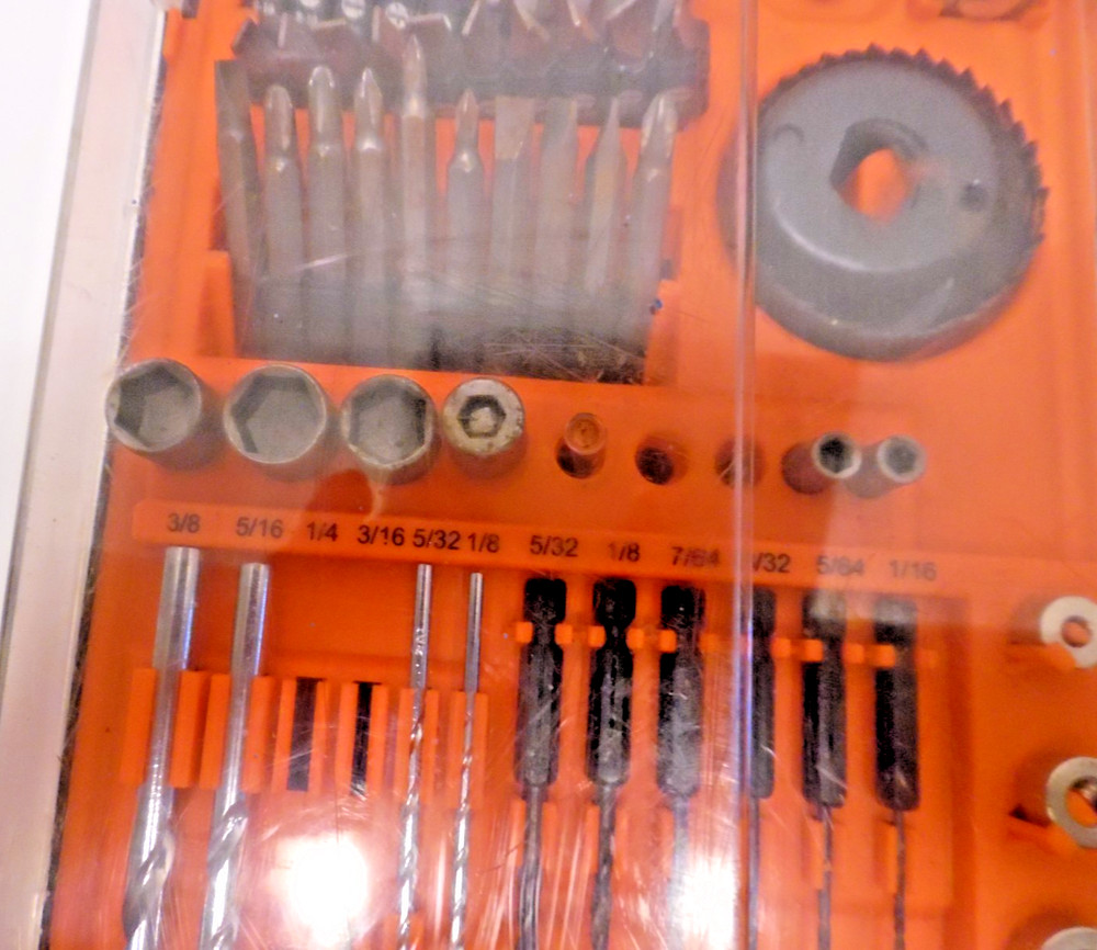 VTG Black & Decker Accesessories Mixed Small Tools Drills Bits & More