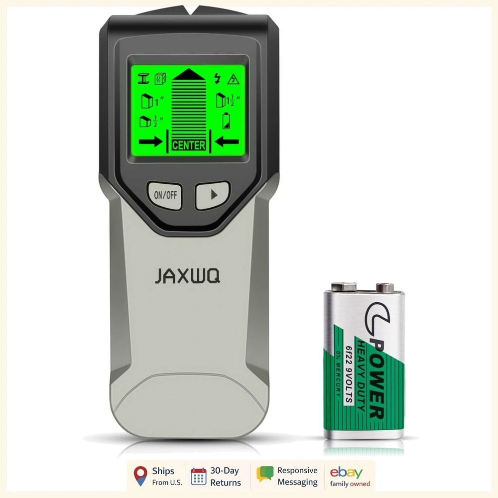 Accurate Stud Finder Tool with Backlit LCD Display for Home Improvement Projects