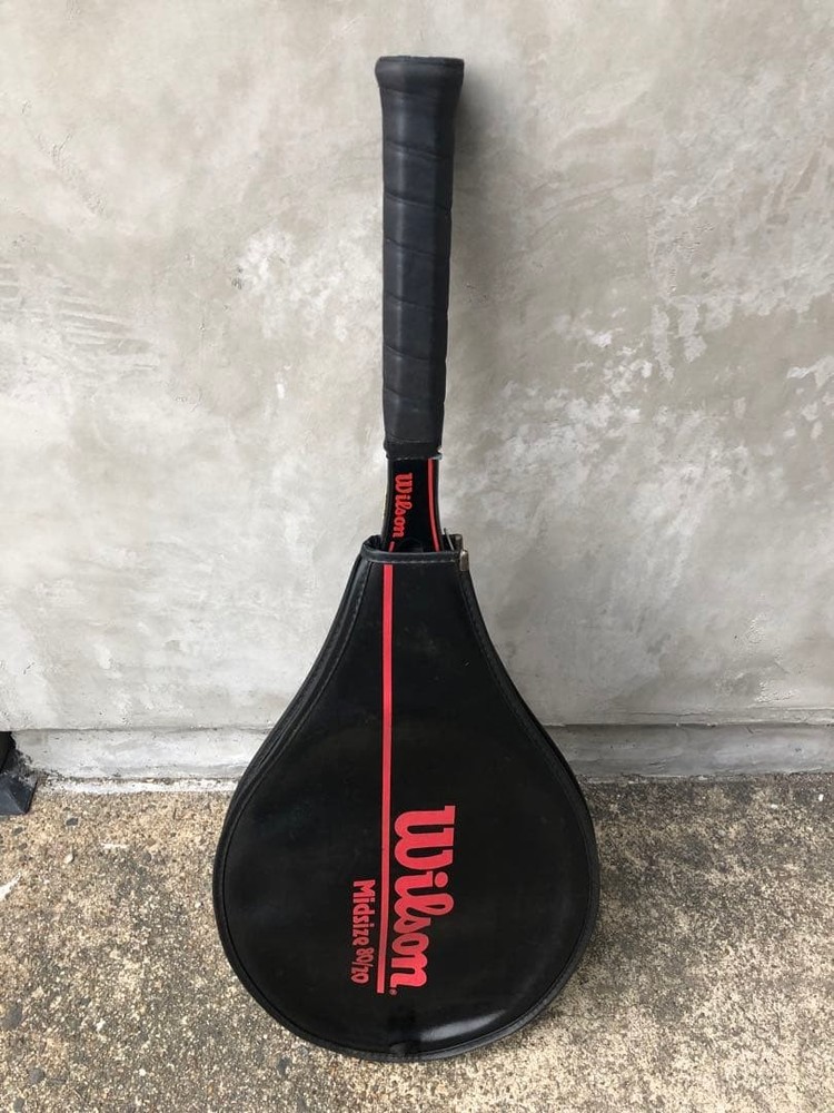 Wilson Pro Staff Tennis Racket Open String Pattern Black/Red
