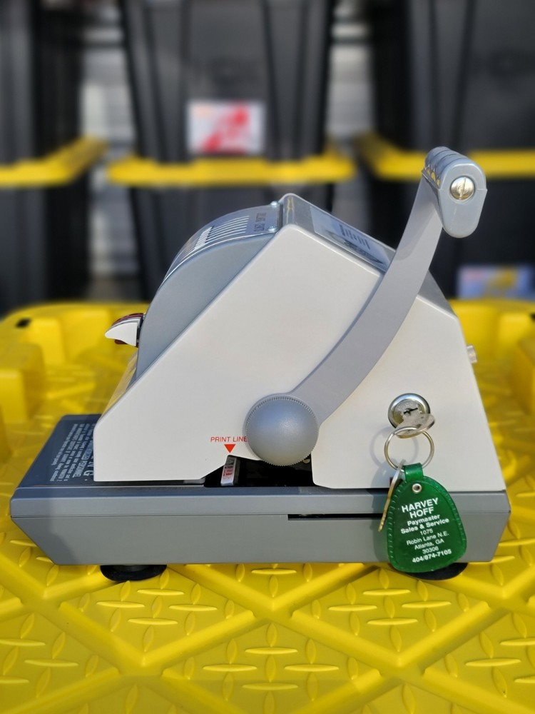 Paymaster 8500 Series (Model 8500-7) Check Writer Machine