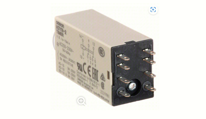 OMRON H3YN-2 AC200-230 MULTI FUNCTION TIME DELAY RELAY SOLID STATE TIMER SOCKET