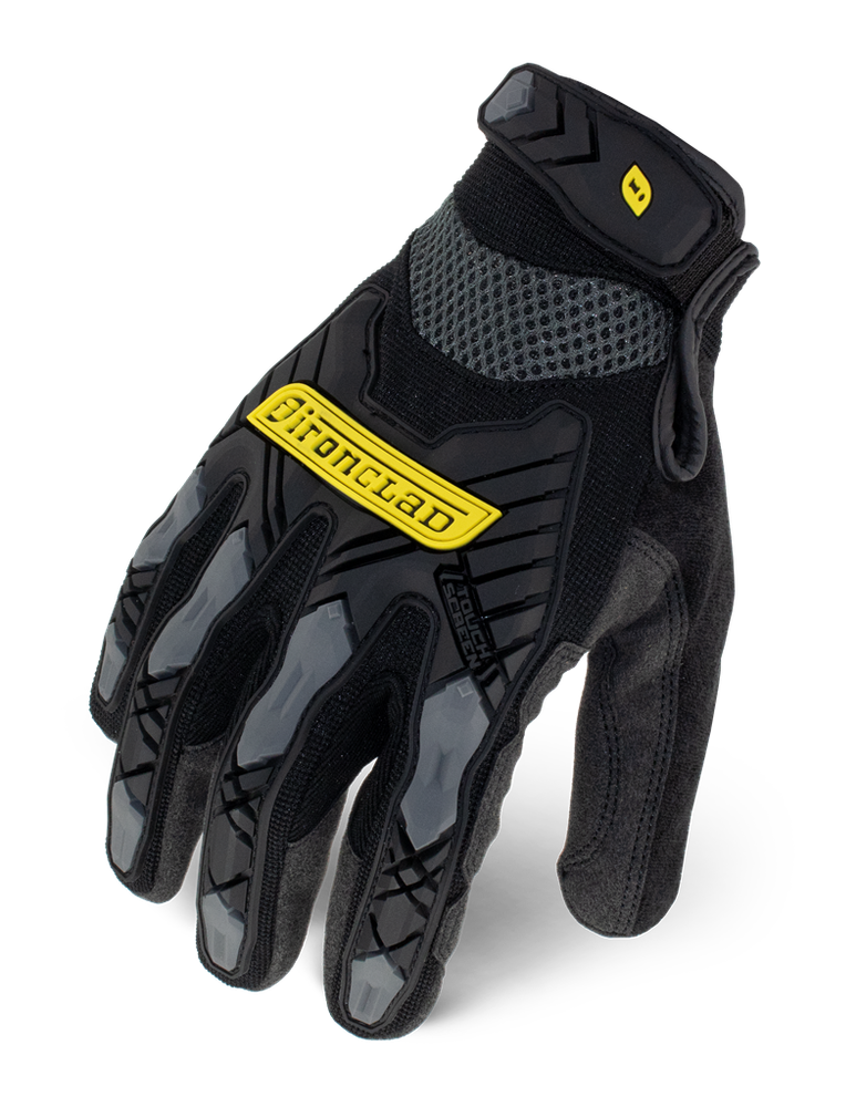 IronClad IEX-MIG Grip Command Impact Touch Gloves Black - Select Size