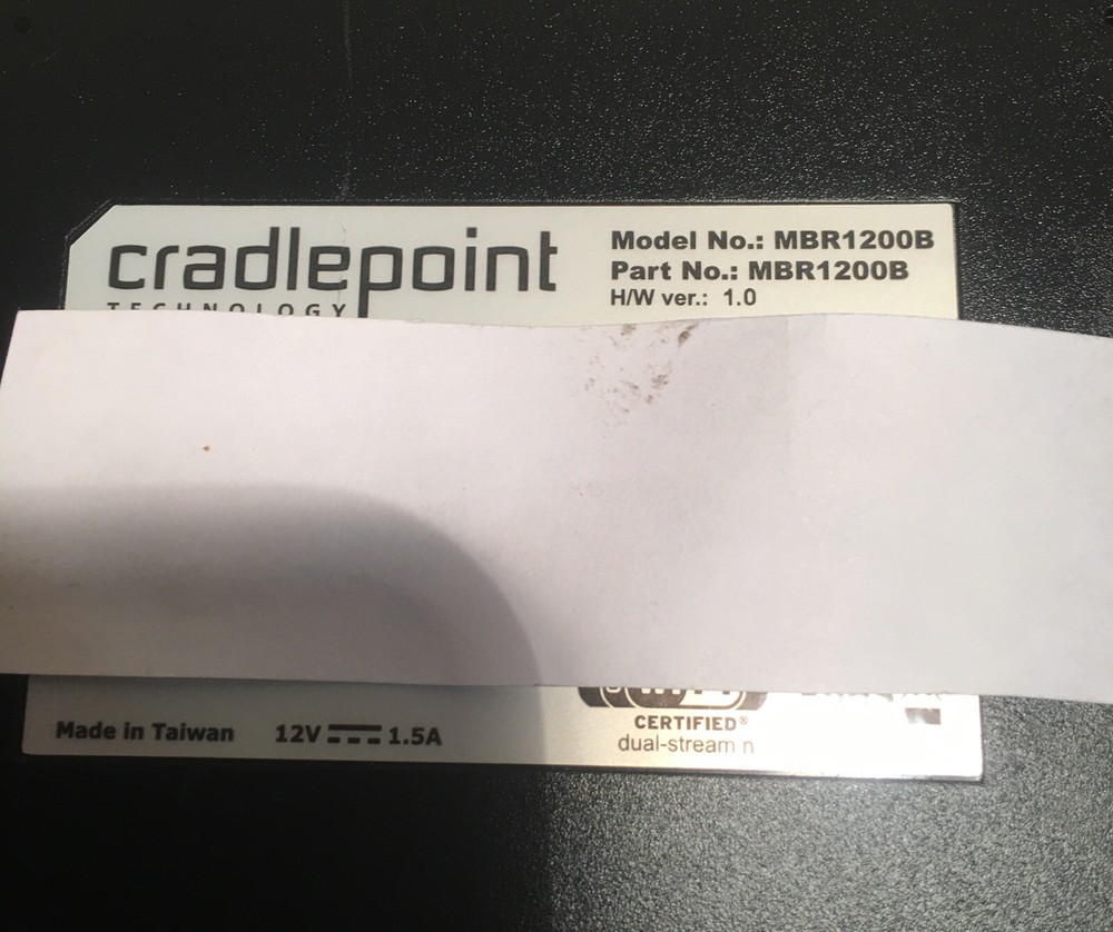 CradlePoint MBR1200B 4-Port - Gigabit Wireless Router
