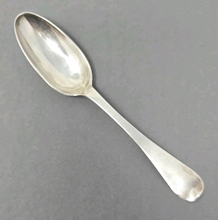 Carl Heinrich Kordel, Kassel Germany Silver Serving Spoon Pre 1886