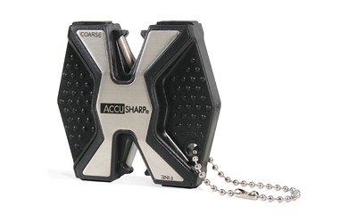 Accu Sharp Diamond PRO 2-Step Knife Sharpener Flip Side Consists TwoCeramic Rods