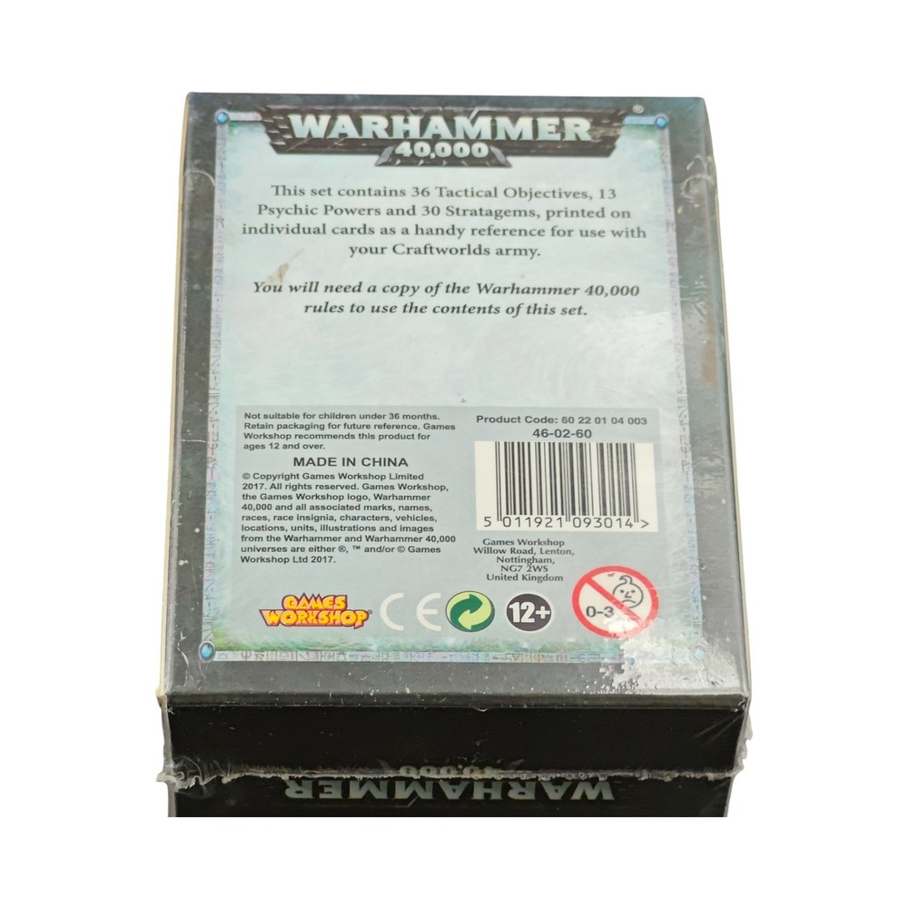 Craftworlds Datacards Pack Sealed Warhammer 40K 2017