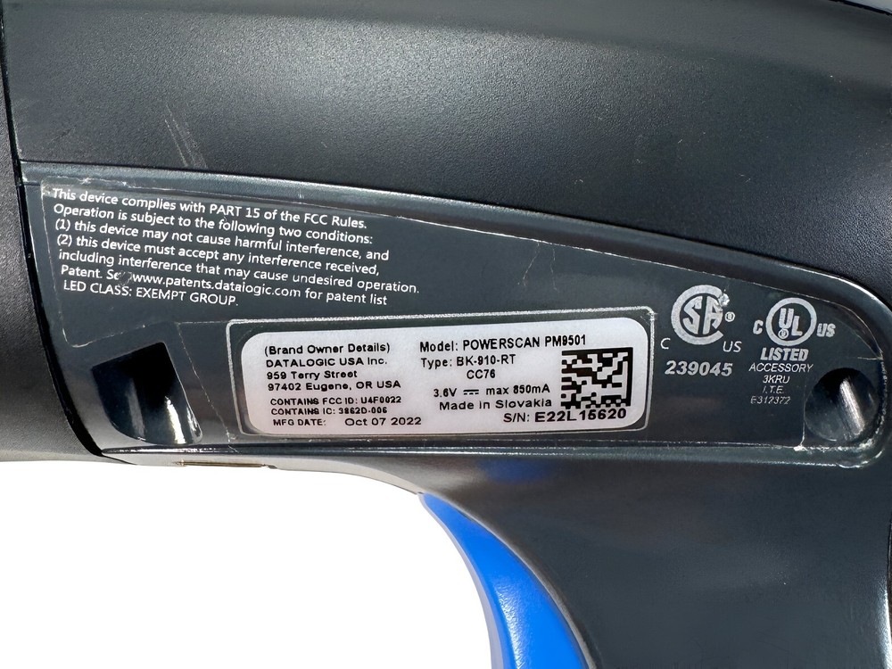 Datalogic POWERSCAN Wireless Barcode Scanner & Base - Similar to PM9501-DPM910RB