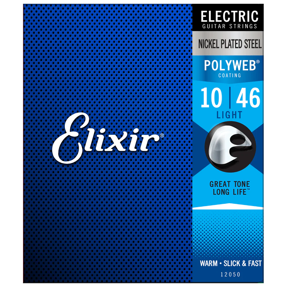6 Sets! Elixir POLYWEB Nickel Electric — 12050 Light .010-.046