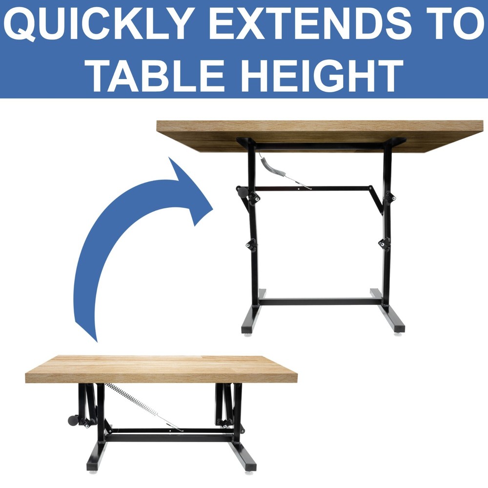 RecPro RV Marine Folding Leg Table | Portable & Versatile | Solid Steel Design