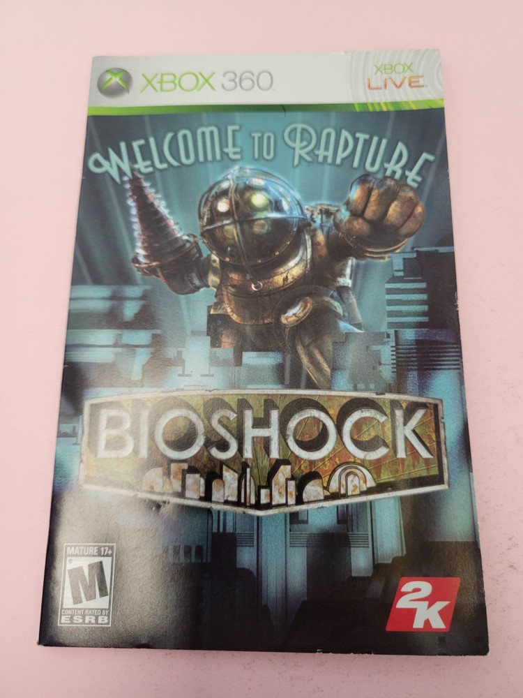 XBOX 360 Manual Only Bioshock