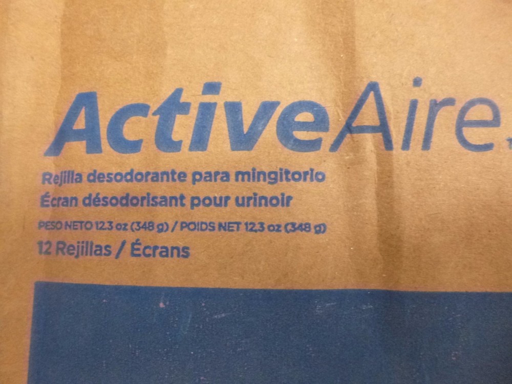 NEW!! ACTIVEAIRE URINAL SCREEN 2.8" W, CITRUS, PK12, 48275