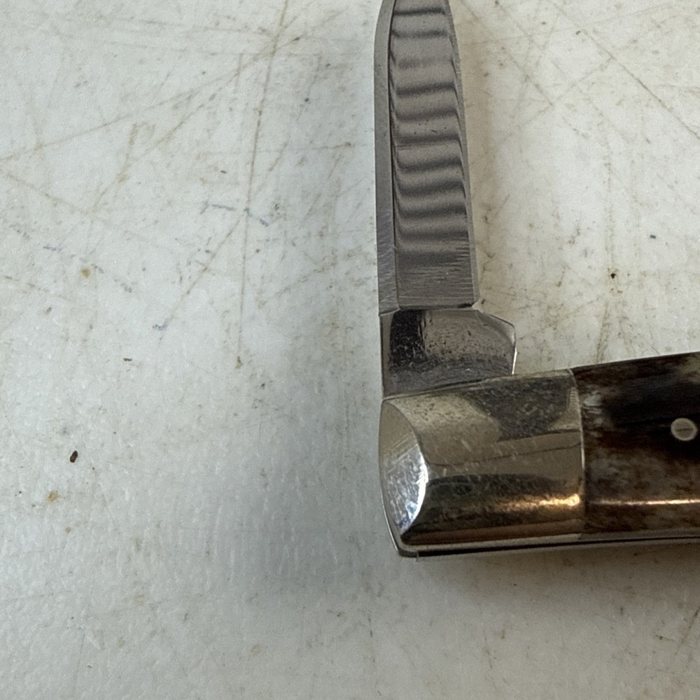 Case Xx 6269 3 DOT SMALL CONGRESS 2 BLADE KNIFE BONE NEVER SHARPENED
