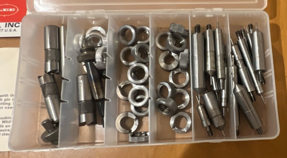 Lee Precision Case Trimmer Set with Shell Holders and Instructions for Reloading