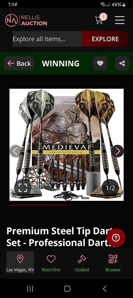 Premium Steel Tip DARTS Set MEDIEVAL