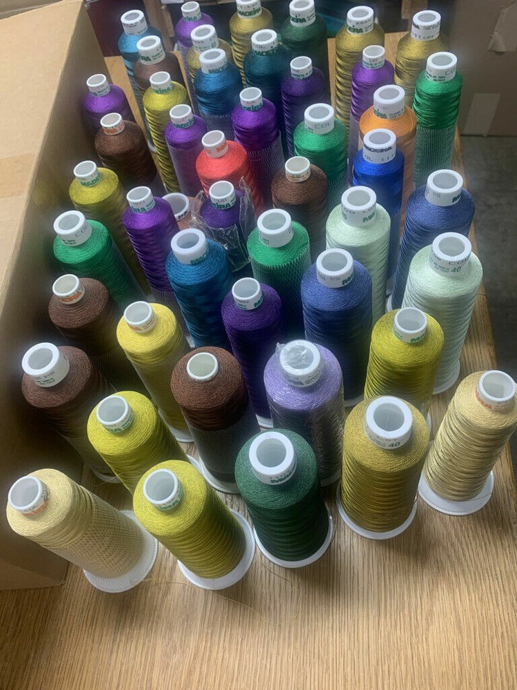 Madeira Rayon Thread Embroidery 2000m to 5000m per cone Multiple Colors