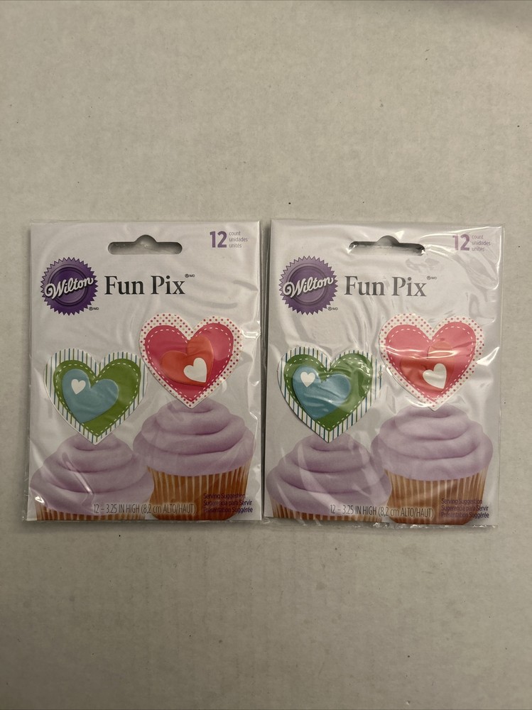 Heart Fun Pix 24 ct from Wilton NEW