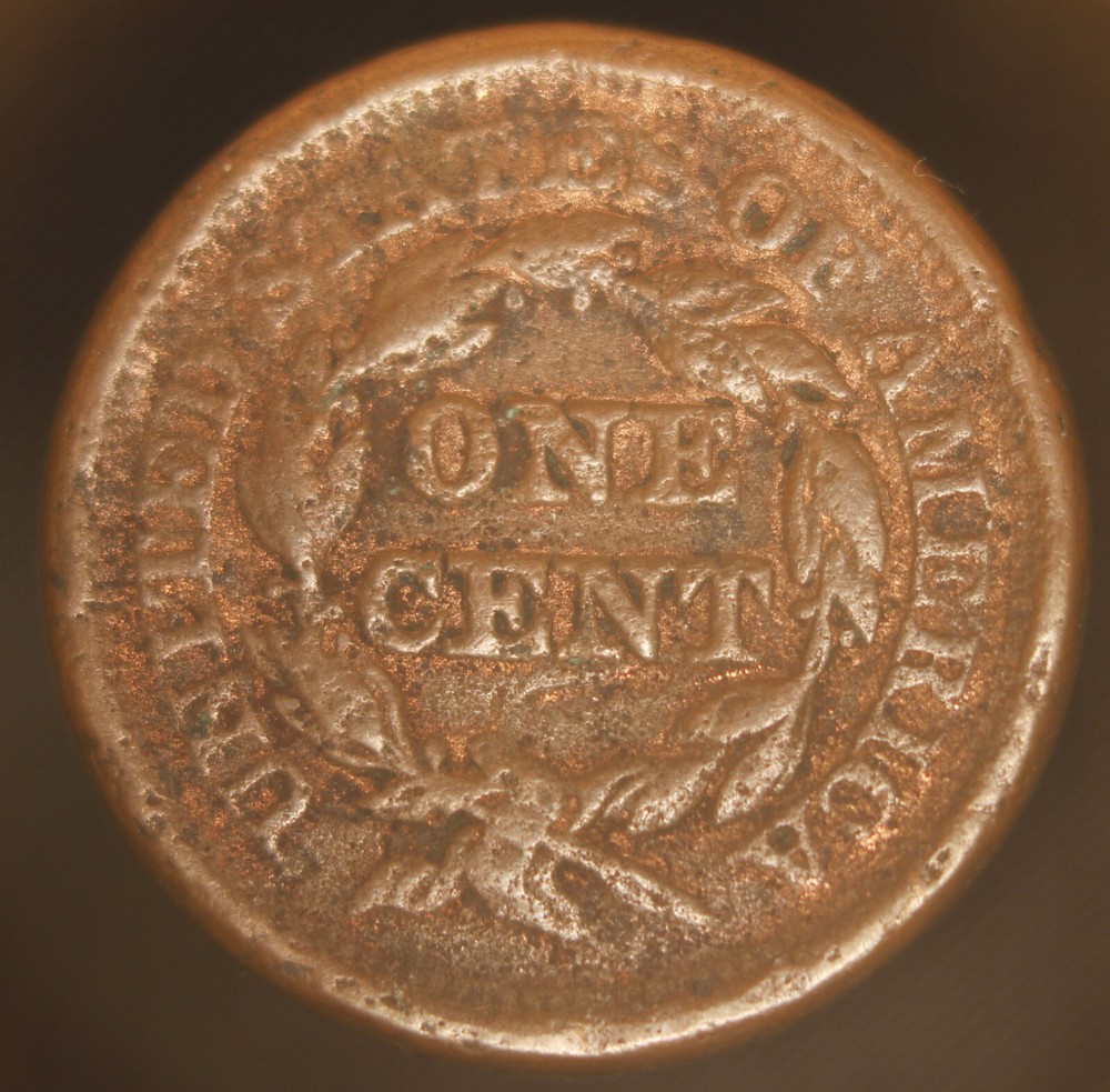 1851 Large Cent, Normal Date