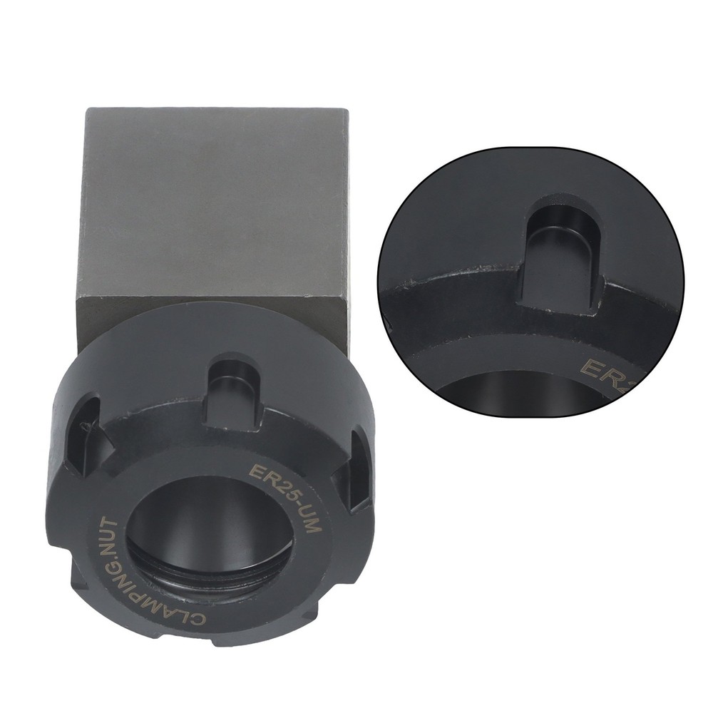 Precision Square Collet Block ER25 for Multi-Side Machining