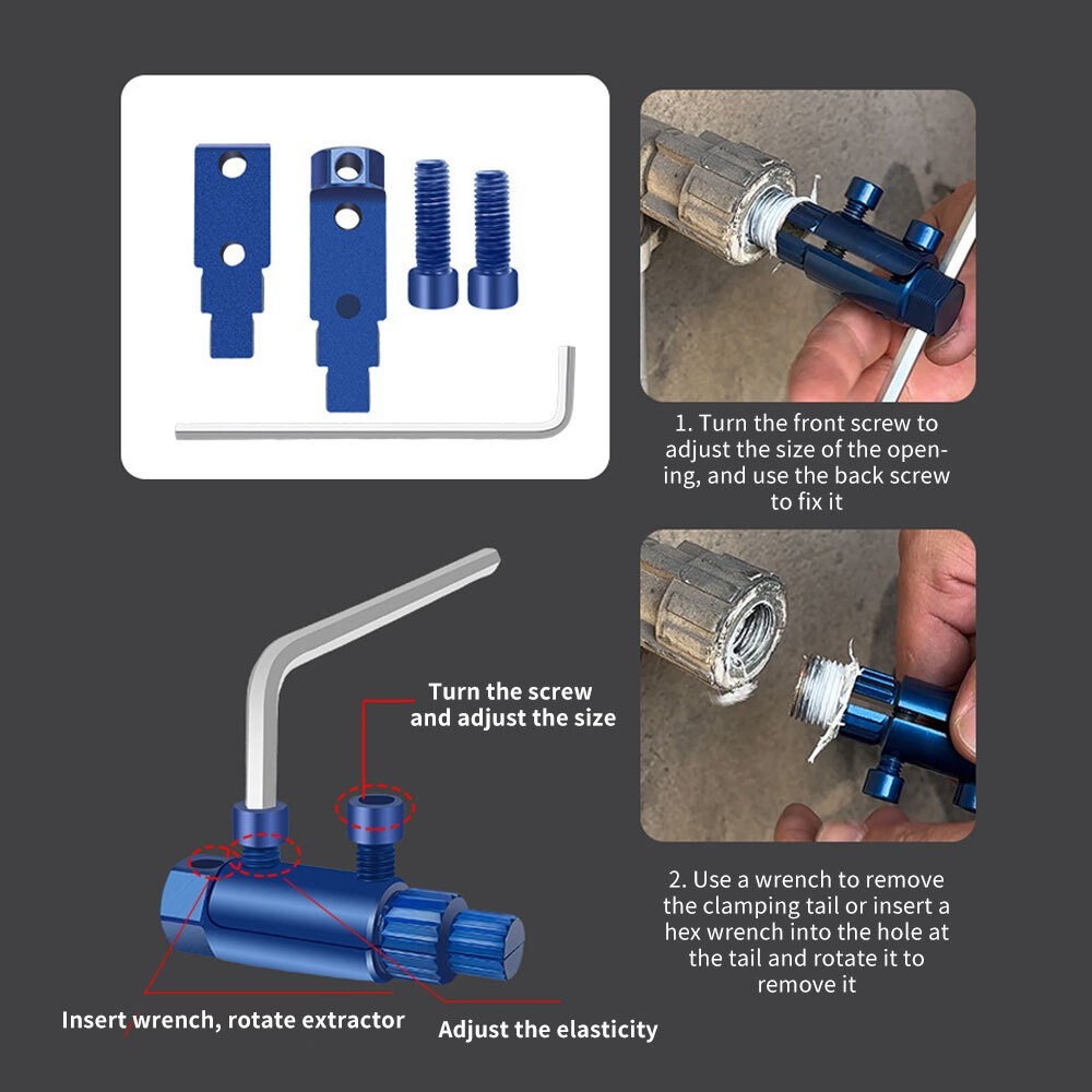 Broken Pipe Thread Extractor,Stripped Screw Extractor,Broken Thread Extractor