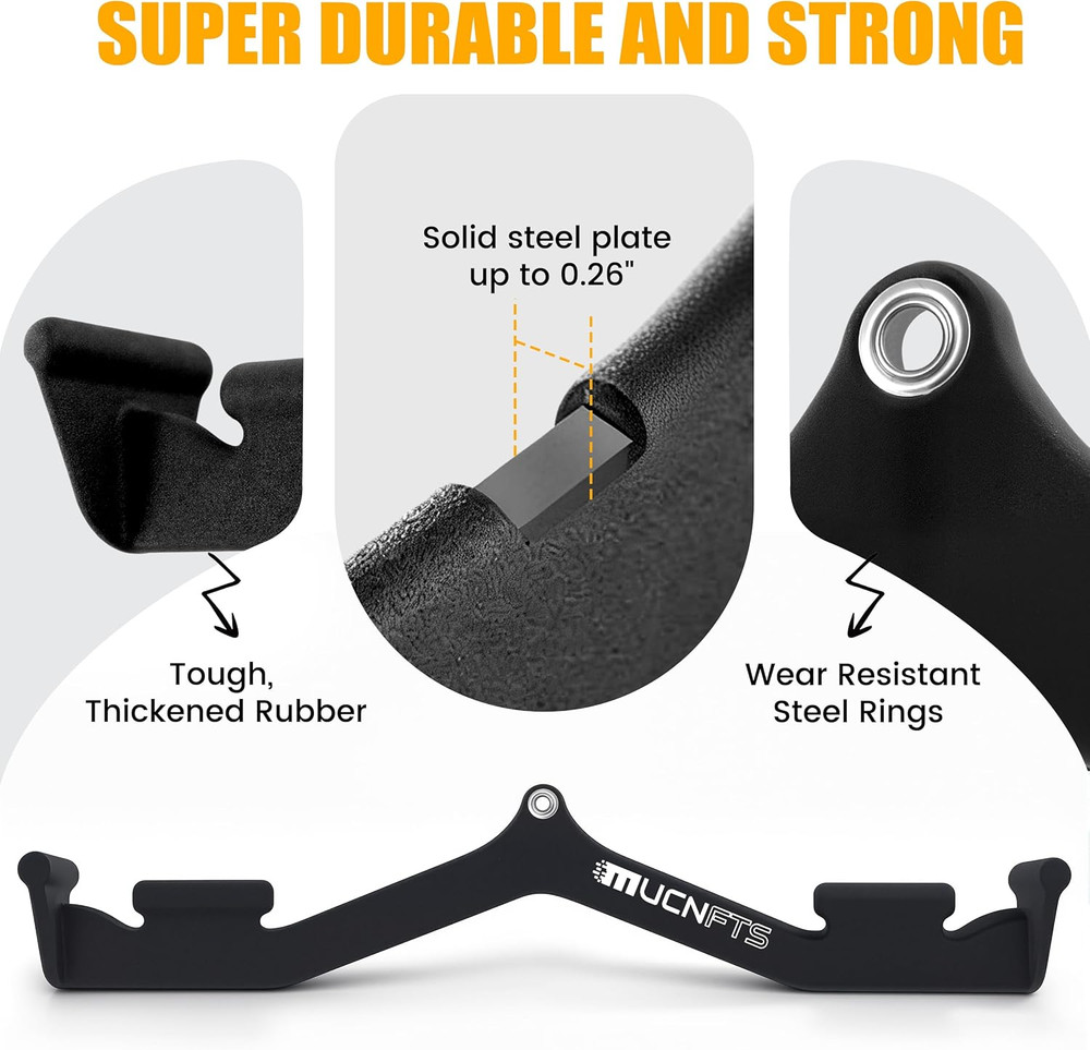 LAT Pulldown Attachments, Thickened Ergonomic Back Tricep Training Handle, LAT P