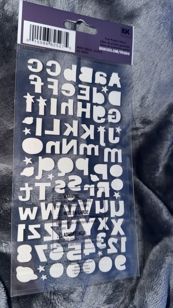 EK Success Sticko Dimensional Stickers Mini Space Alpha