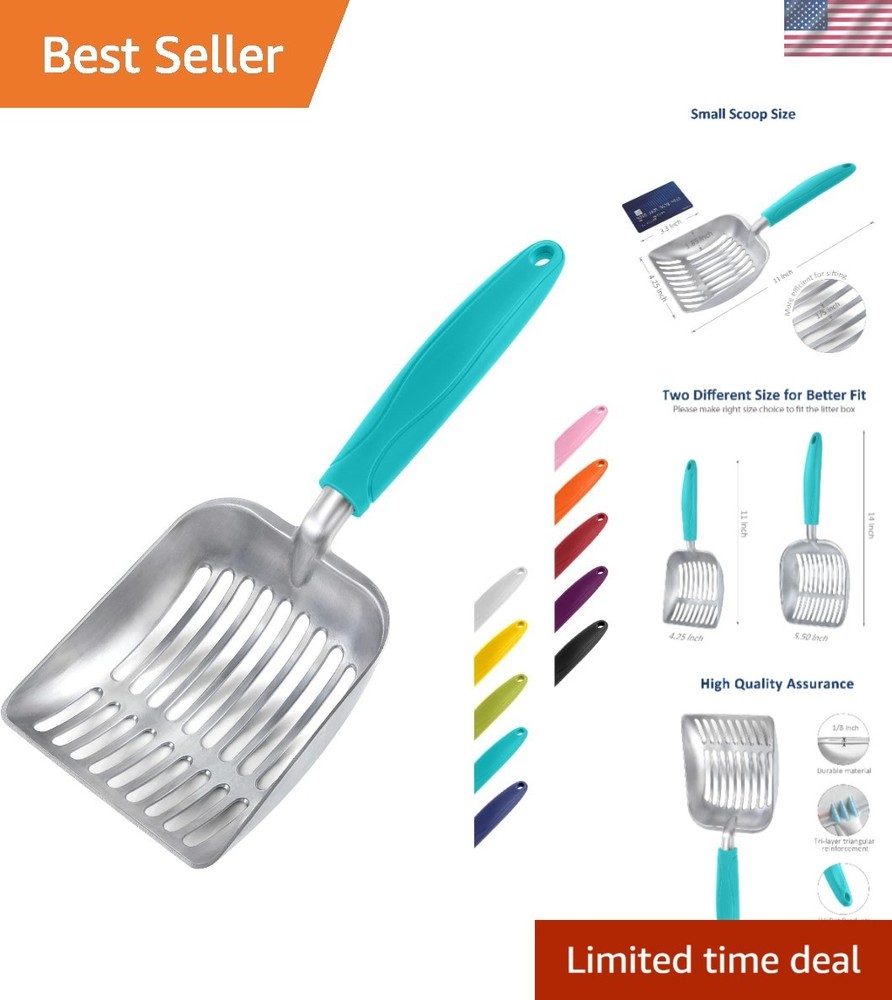 Deep Shovel Cat Litter Sifter - Rust & Corrosion Resistant for Longevity