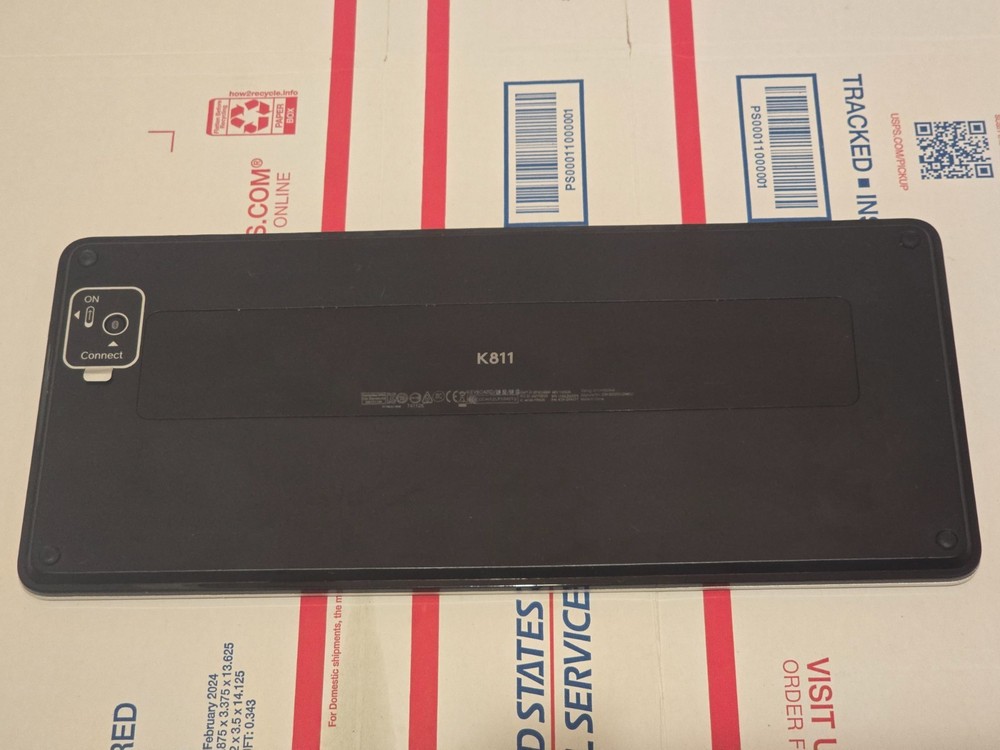 Logitech Easy Switch K811 Illuminated Bluetooth Wireless Keyboard Tested Working