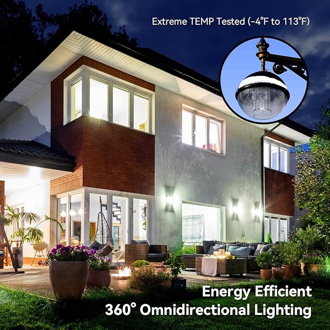 3pcs LED Corn Light Bulb 5000lm 50W 300W Eq. 6000K White Cool Daylight E26 Base