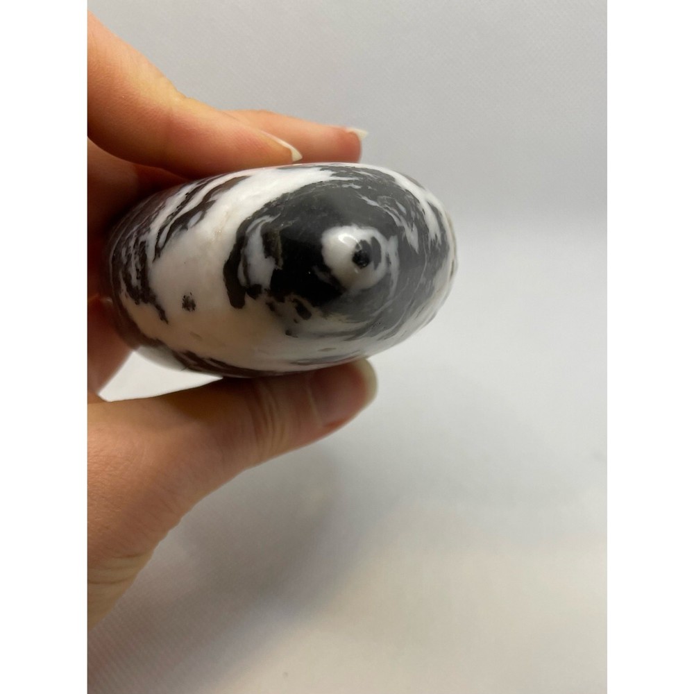 Zebra Jasper Teardrop Flame Freeform