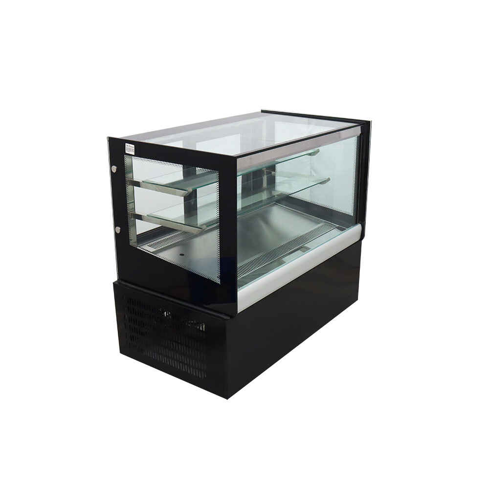 35.4" Refrigerated Cake Display Cabinet Bakey Fruit Showcase Display Case 220V