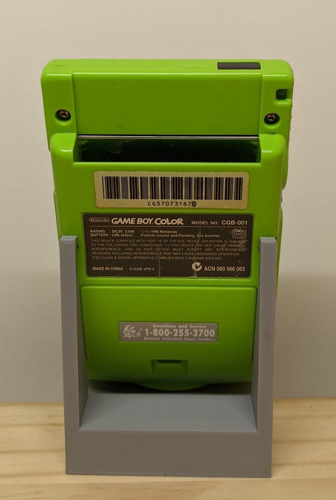 Original Nintendo Gameboy Color Display Stand - Snug and Secure!