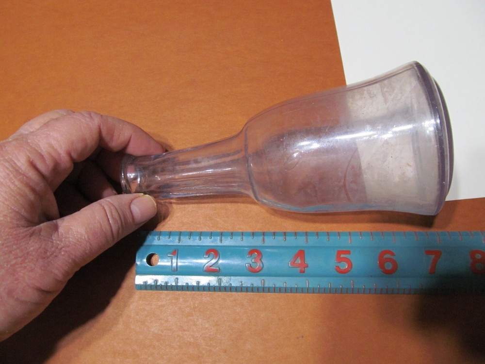 VINTAGE BOTTLE: BELL SHAPE, PURPLE