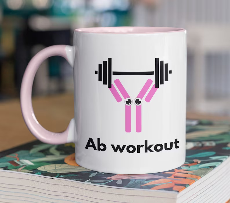 Immunology Mug Antibody Coffee Cup Gift