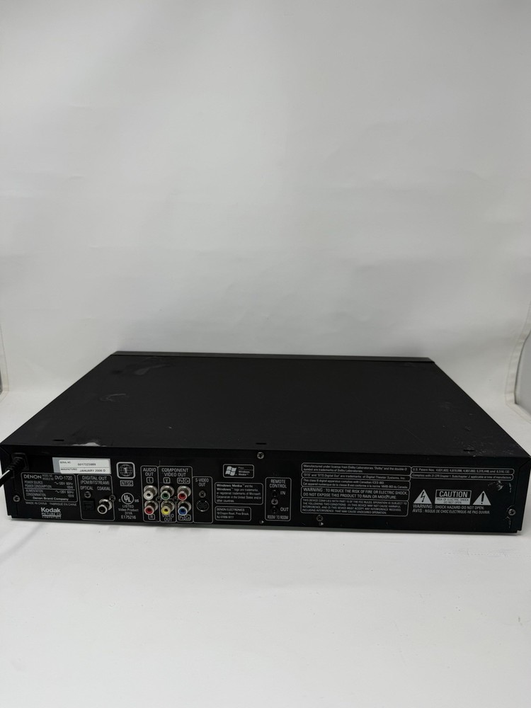 Denon DVD-1720 DVD Player