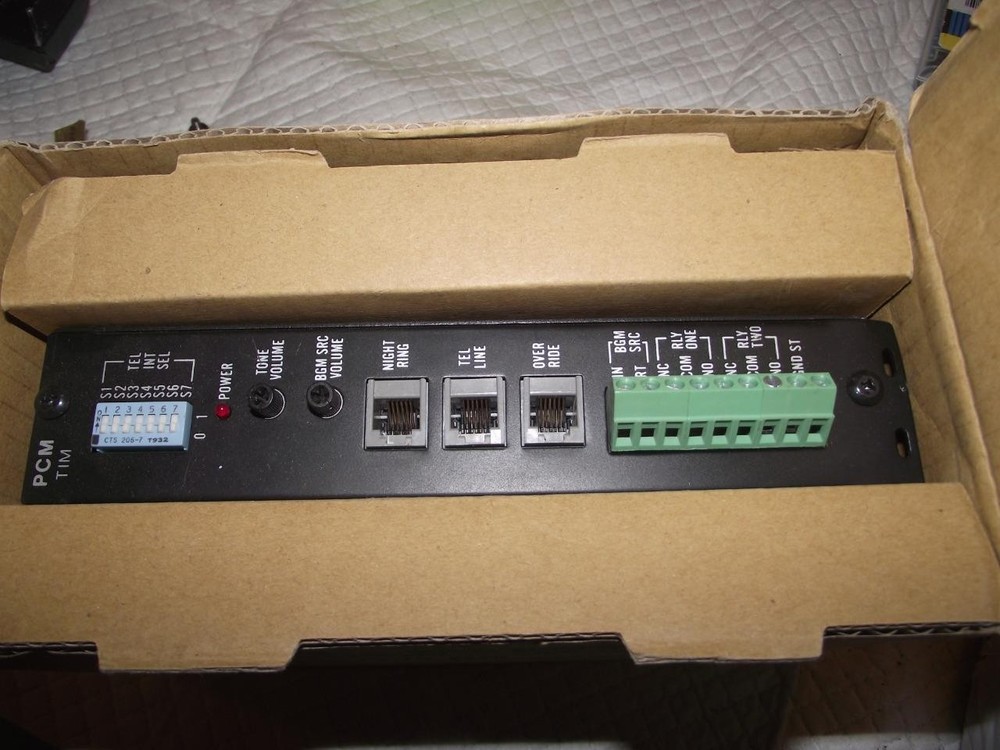BOGEN PCM-TIM TELEPHONE INTERFACE MODULE FOR PCM2000 ZONE PAGING SYSTEM, NEW