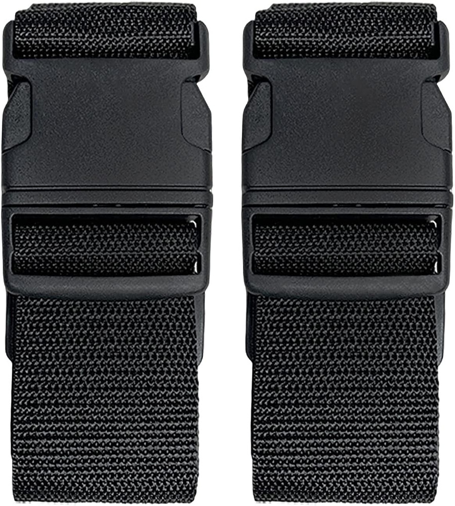 Lightweight 2 Pack Suitcase Belts: Adjustable Travel Straps with Quick Release