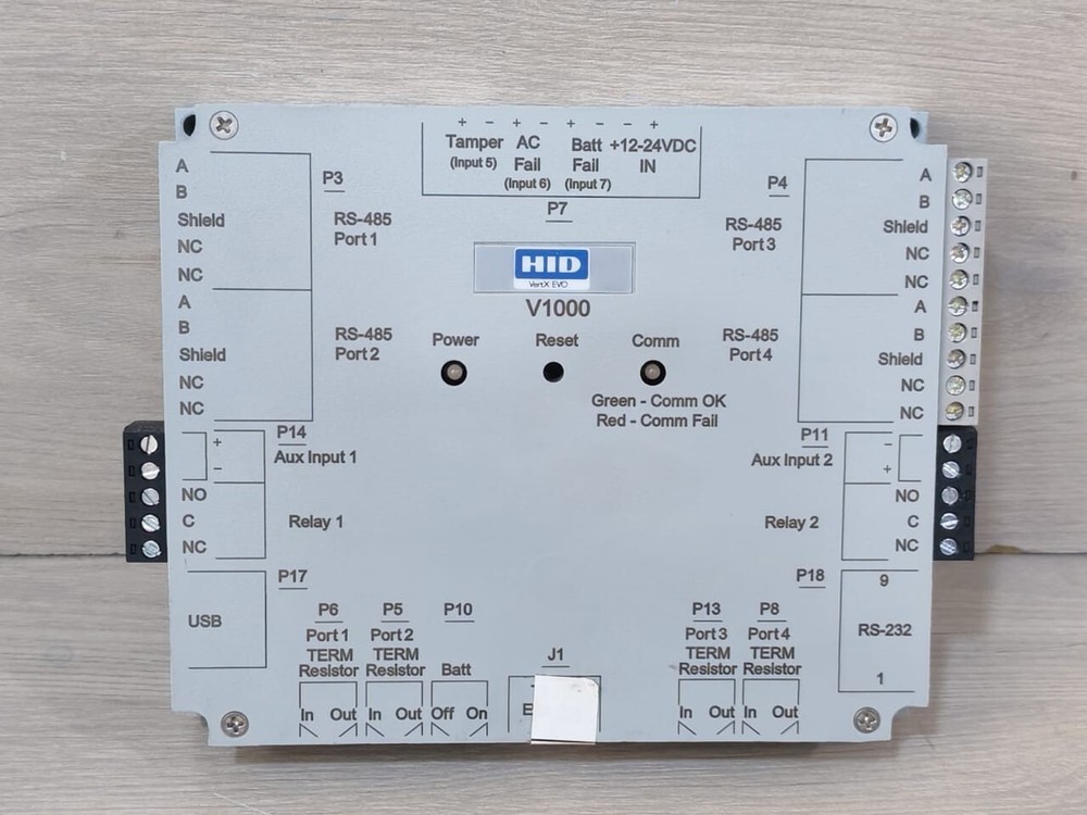 HID VertX EVO V1000 Networked Access Controller 71000BEP0N01A FW:3.8.0.103