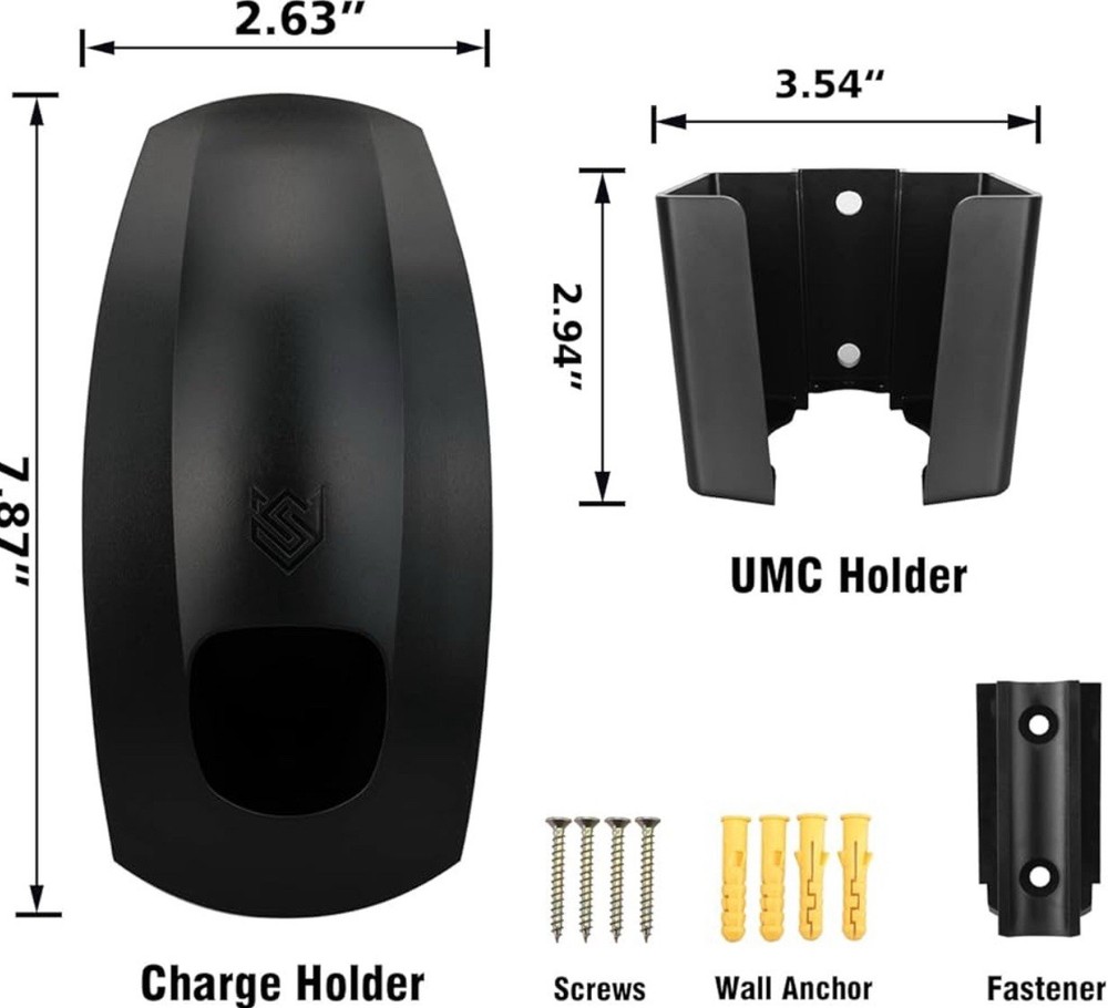 Charging Cable Holder with Chassis Bracket Compatible with Tesla Model 3 Model Y
