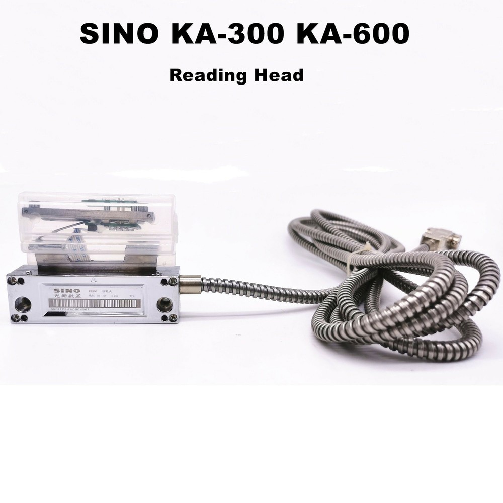 Sino KA-300 KA-600 Linear Scale Optical Encoder Moving Reader 5um+3 Meters Cable