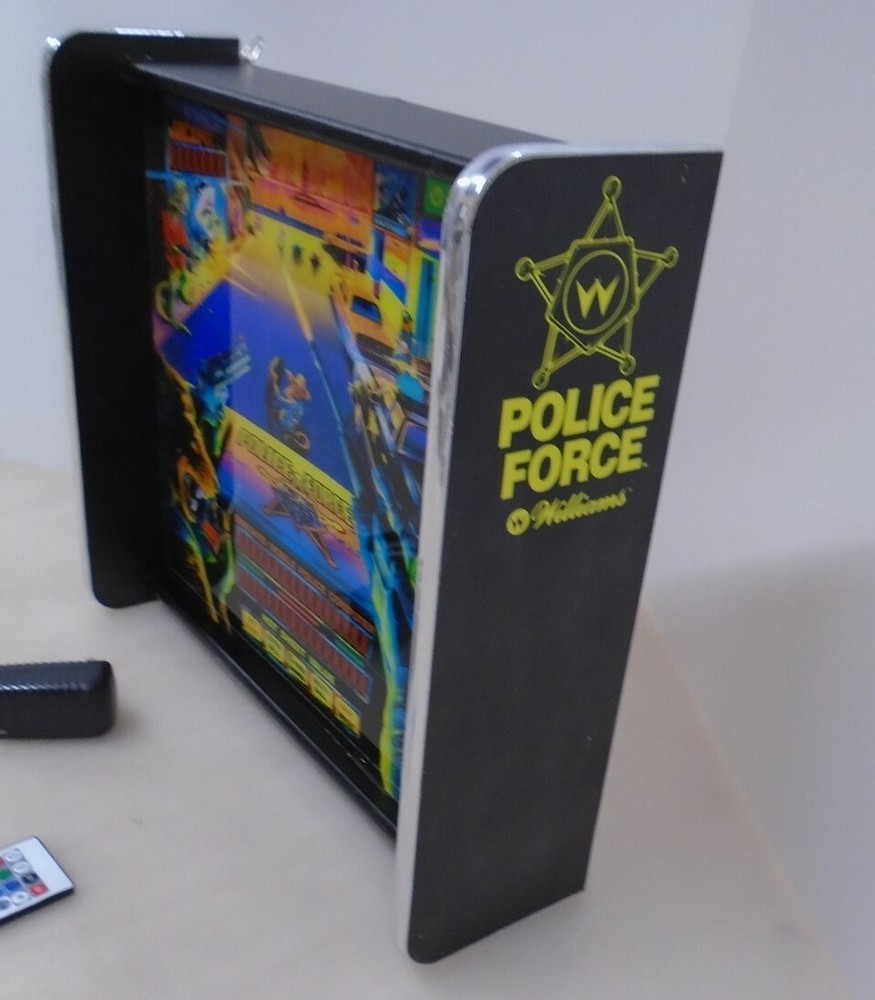 Williams Police Force Pinball Head LED Display light box